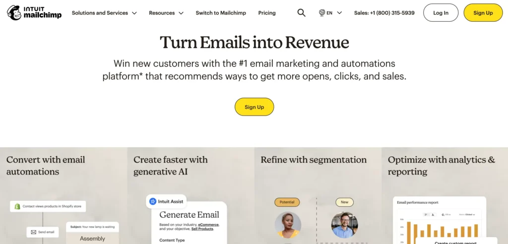 Constant Contact Alternative: Mailchimp